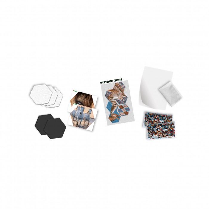 Set margele de calcat Beedz Art - Cai cu placi hexagonale [2]