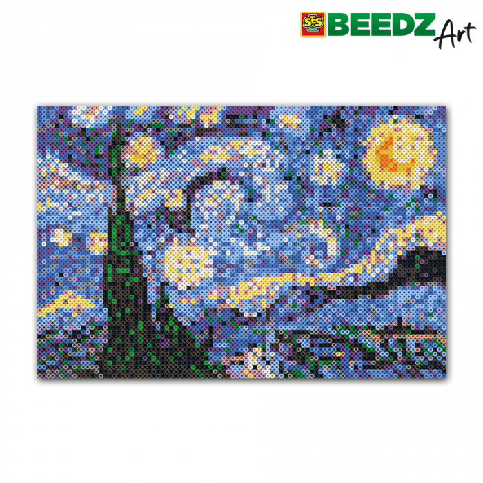 Set margele de calcat Beedz Art - Noapte instelata de Van Gogh [2]