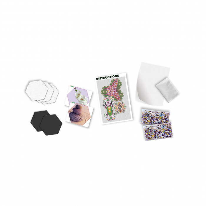 Set margele de calcat Beedz Art - Zen cu placi hexagonale [2]