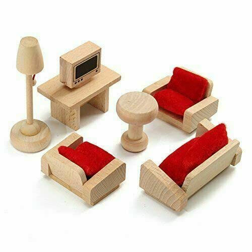 Set Mobilier din Lemn pentru Papusi, diverse modele [3]