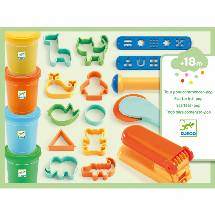 Set modelaj cu plastilina Culori pop, Djeco [5]