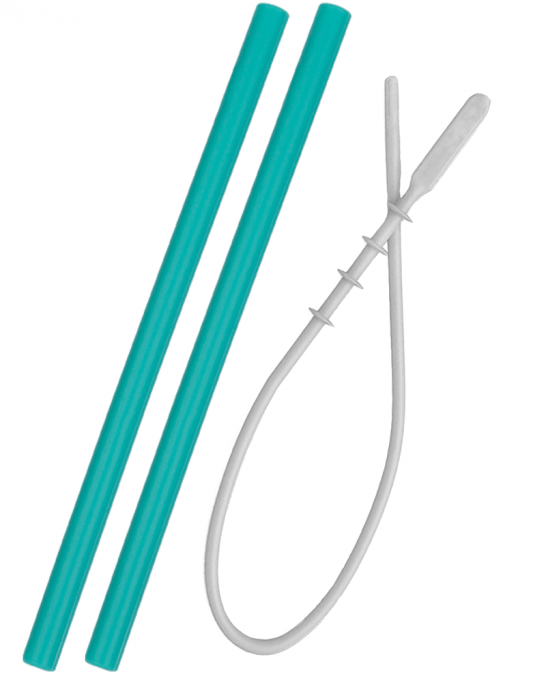 Set paie si perie Minikoioi, 100% Premium Silicone –  Aqua Green [1]