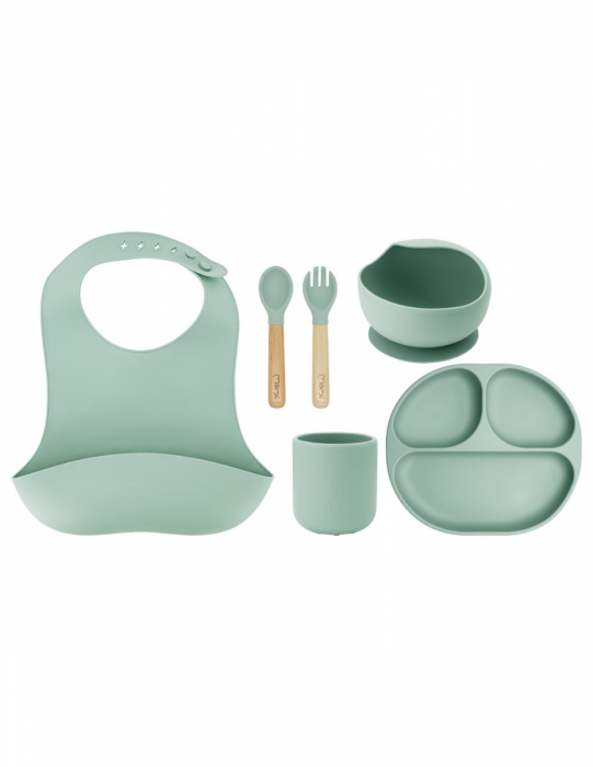 Set pentru diversificare din silicon, Momi Ami - Green [1]
