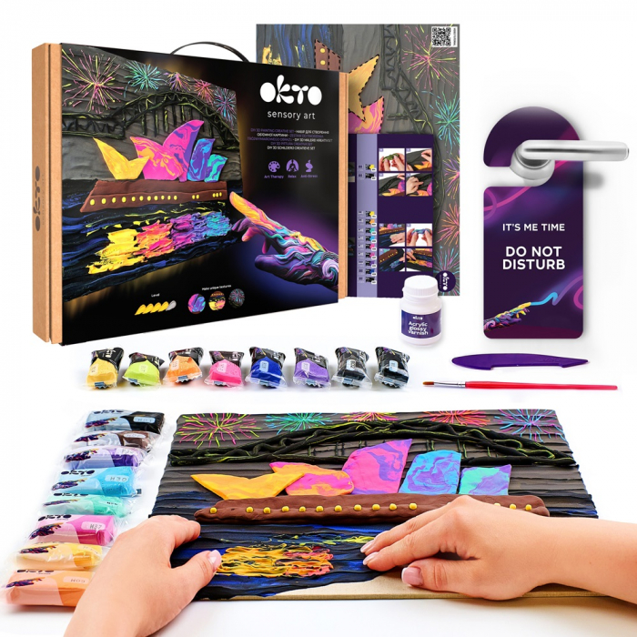 Set pictura 3D cu argila usoara, 30*40cm - Sydney Opera House [2]