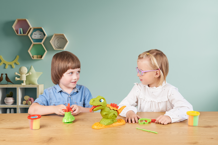 Set plastilina, accesorii si jucarie pentru modelaj Lovin - Dino Max [6]