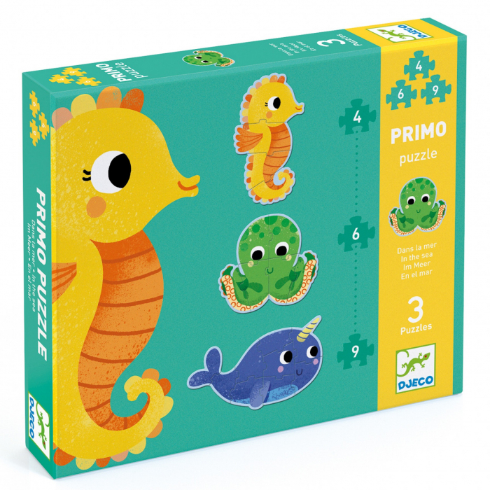 Set puzzle-uri evolutive In ocean, Djeco [6]