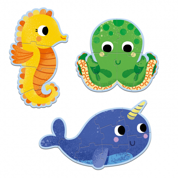 Set puzzle-uri evolutive In ocean, Djeco [8]