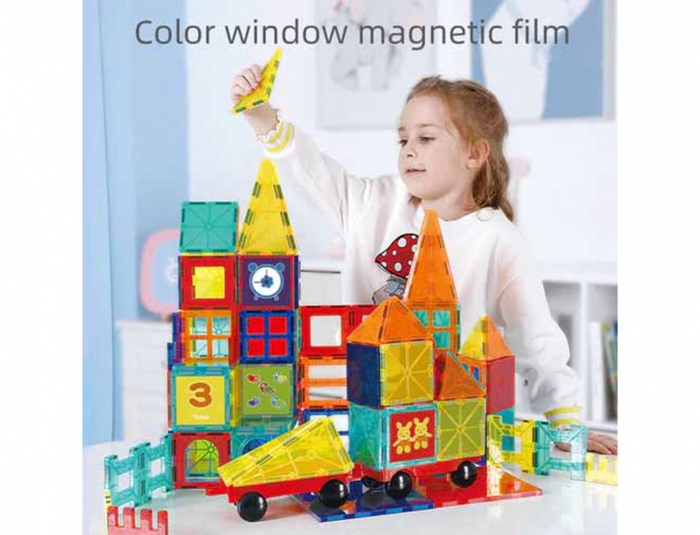 Set STEM constructii magnetice 3D Magnetic 78 piese [2]