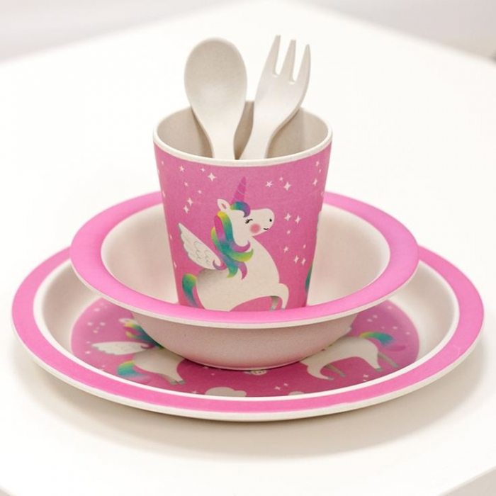 Set tacamuri din bambus Unicorn [4]