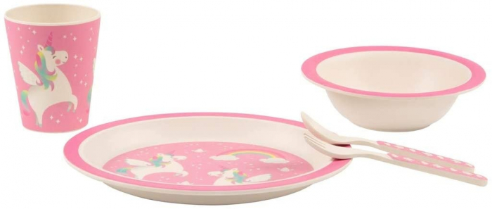 Set tacamuri din bambus Unicorn [3]