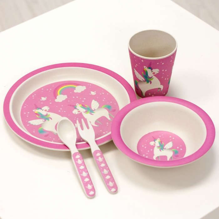 Set tacamuri din bambus Unicorn [6]
