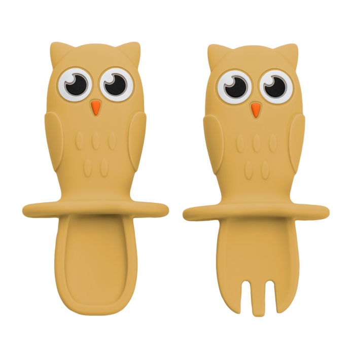 Set Tacamuri din silicon, AppeKids, OWL - Honey [5]