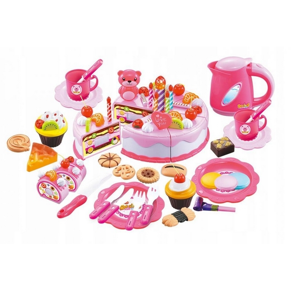 Set tort aniversar cu accesorii Ecotoys [1]