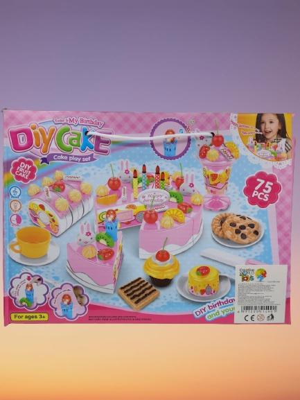 Set Tort jucarie aniversar 75 piese [3]