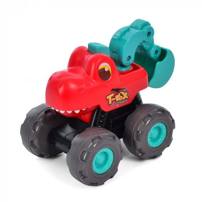 Set Vehicule Dinozauri Cu Sistem Pull-back [3]
