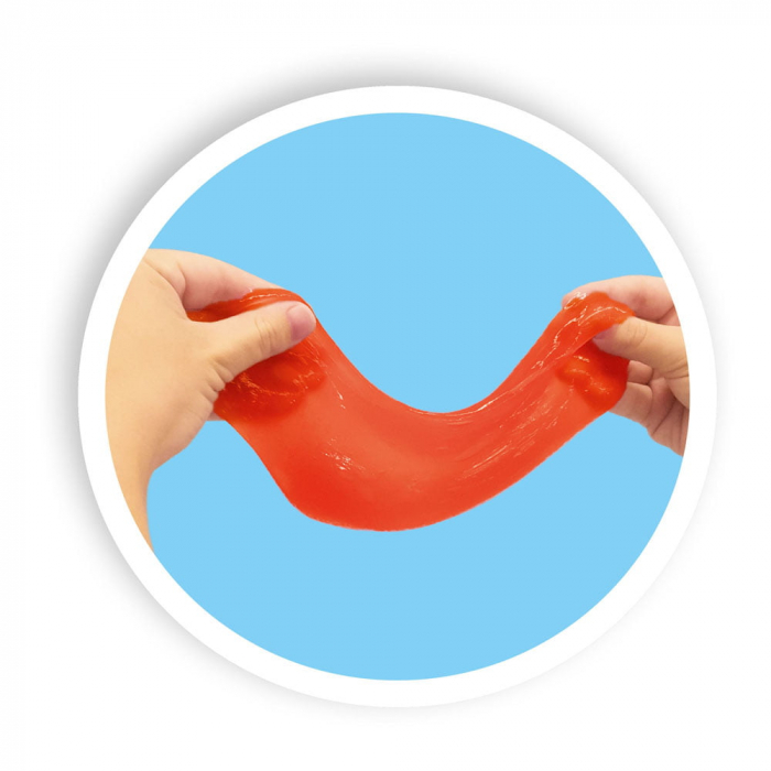 Slime colorat cu dinozaur T-rex de jucarie (2x 120 gr.) [4]