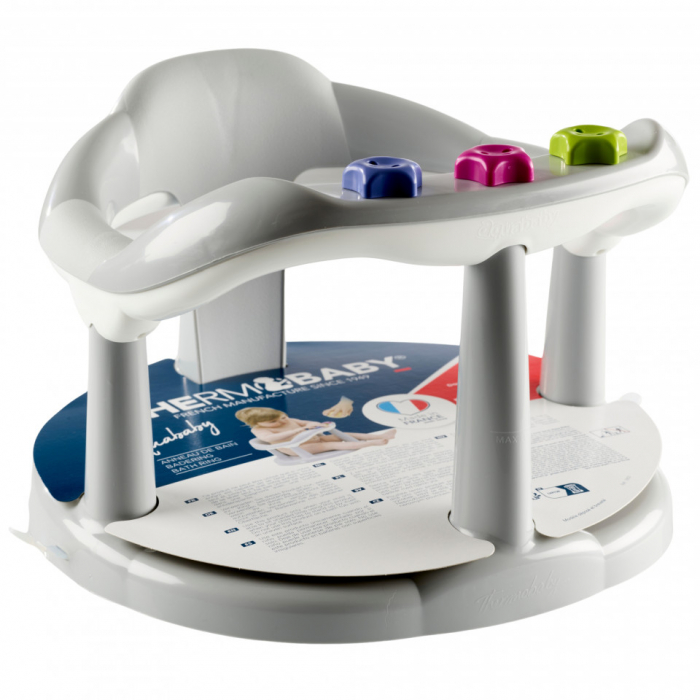 Suport ergonomic pentru baie Aquababy Grey Charm [5]