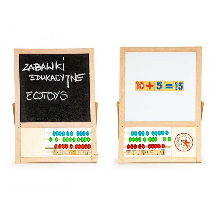 Tabla educationala cu abac si numere Ecotoys MB385 [1]