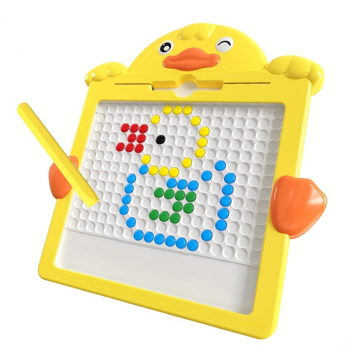 Tabla Interactiva Mozaic Magnetic cu Piese Colorate [3]