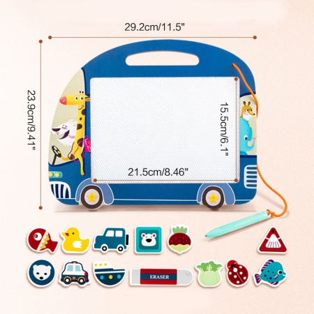 Tabla magnetica cu accesorii pentru desenat [3]
