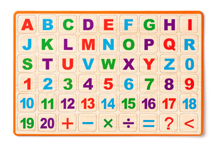 Tabla magnetica de pus pe masa cu litere [4]
