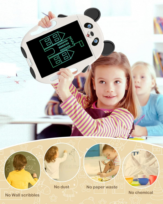 Tableta de Desenat si de Scris LCD pentru Copii, Model Panda [5]
