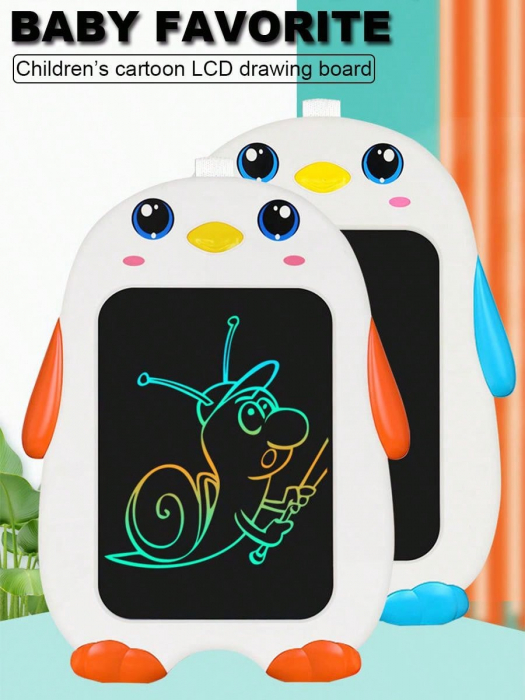 Tableta de Desenat si de Scris LCD pentru Copii, Model Pingun Buclucas [7]