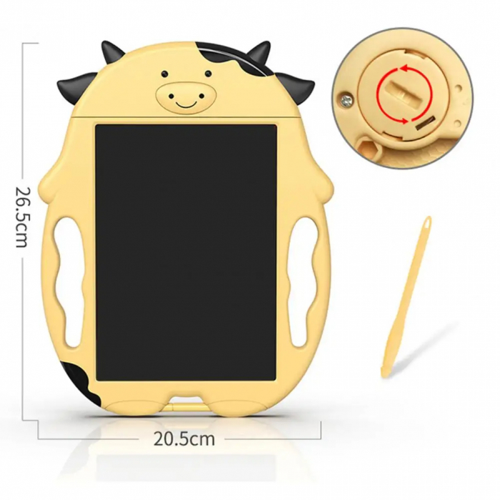 Tableta de Desenat si de Scris LCD pentru Copii, Model Vacuta [2]