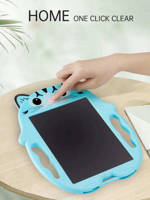 Tableta de Desenat si de Scris LCD pentru Copii, Model Pisicuta Adorabila [7]