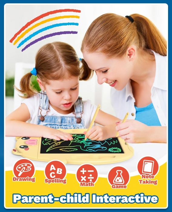 Tableta de Desenat si de Scris LCD pentru Copii, Purcelusul Nastrusnic [4]