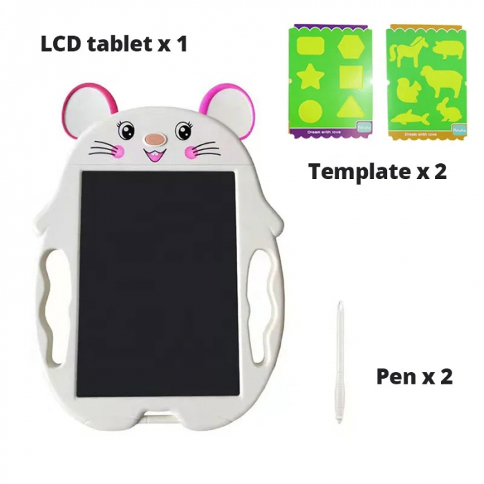 Tableta de Desenat si de Scris LCD pentru Copii, Soricel Nazdravan [2]
