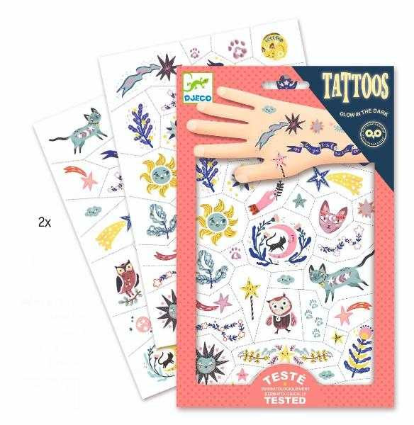 Tatuaje fluorescente Vise frumoase, Djeco [6]
