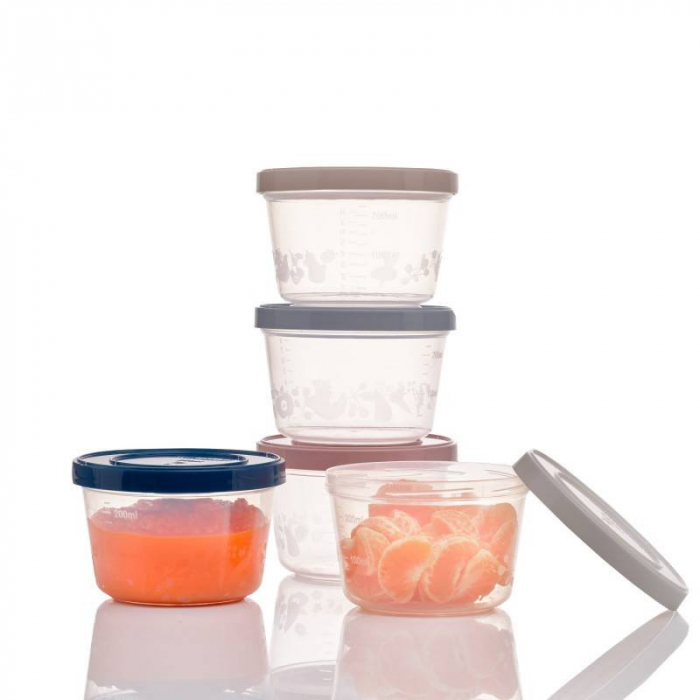 Thermobaby Set 5 recipiente gradate cu capac 250 ml [4]