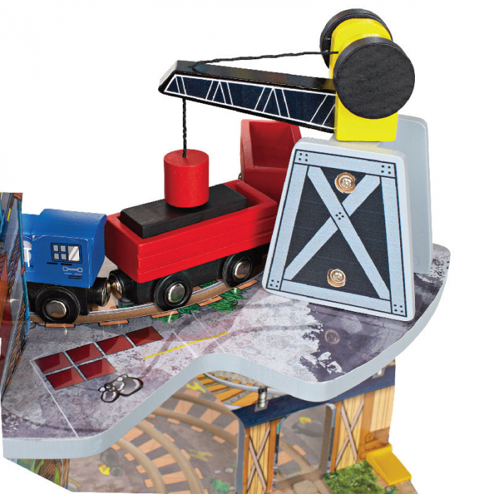Tren cu șine în spirală pe trei niveluri Acool Toy [5]