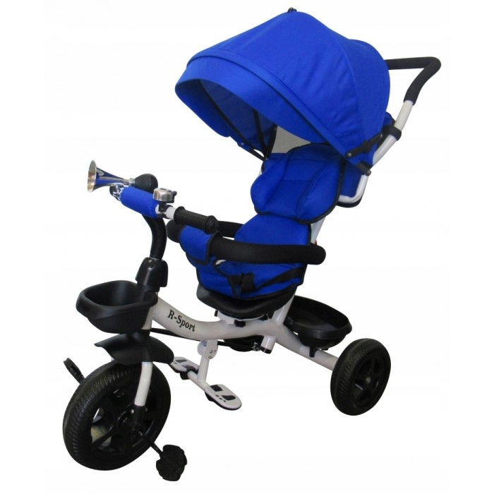 Tricicleta cu pedale 3 in 1 R-Sport T4 - Albastru [1]