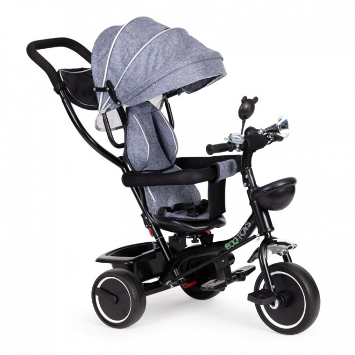 Tricicleta cu sezut rotativ Ecotoys JM-066-9 - Gri [1]