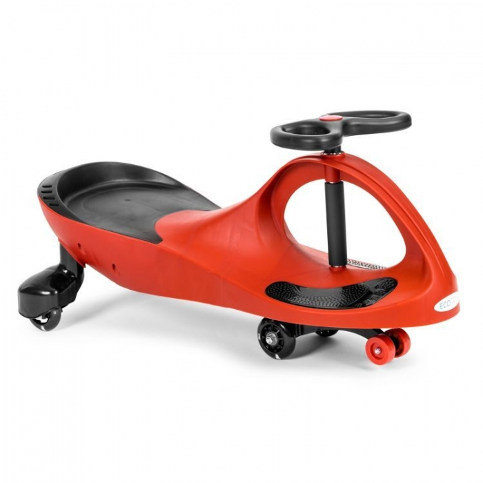 Trotineta gravitationala tip barca cu roti LED Ecotoys YM-SW-1 - Rosu [1]
