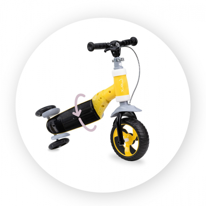 Trotineta transformabila 2 in 1 MoMi ELIOS Yellow [5]