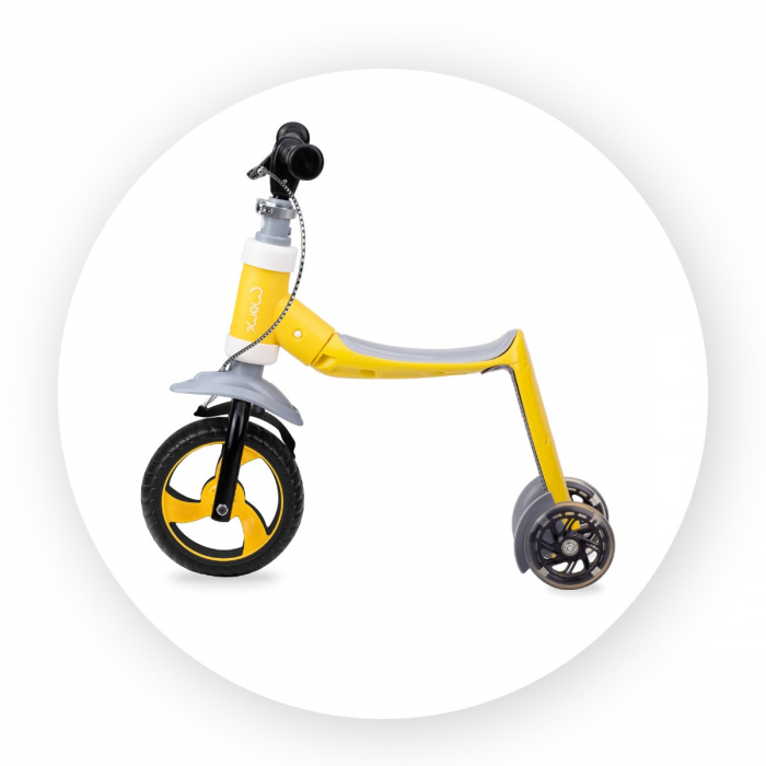 Trotineta transformabila 2 in 1 MoMi ELIOS Yellow [3]