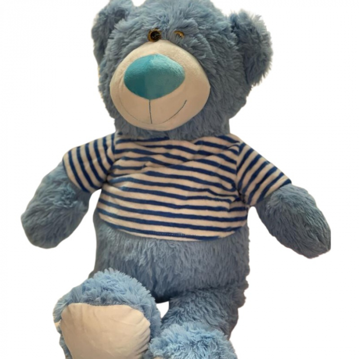 Ursulet din plus bleu cu bluzita 50 cm [2]