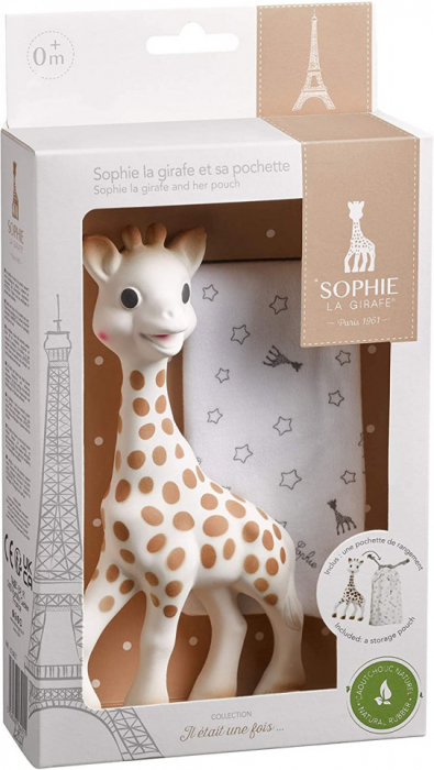 Vulli Girafa Sophie si saculet de transport [1]