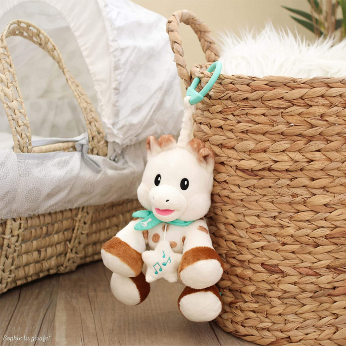 Vulli Jucarie muzicala Girafa Sophie 'pufoasa' 20 cm [4]