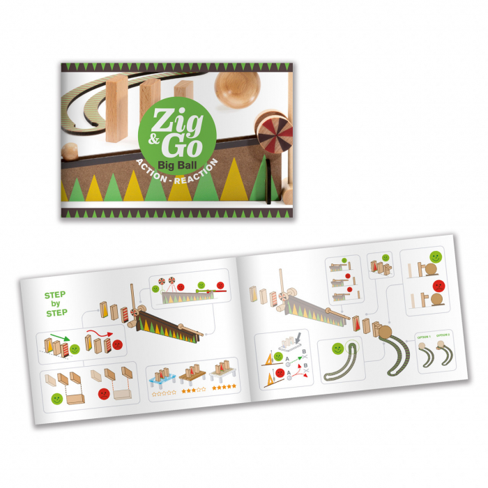 Set de constructie trasee Zig & Go Bila cea mai mare 27 piese, Djeco [9]