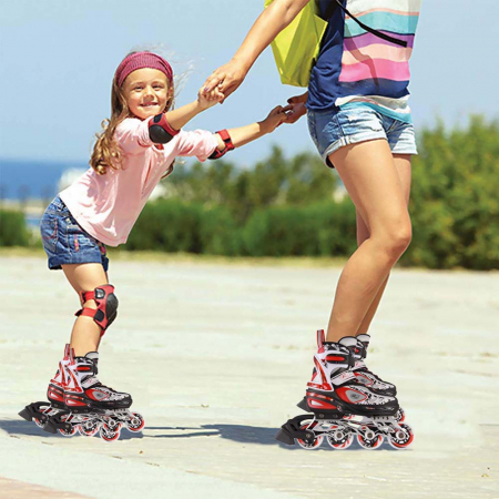 Role Reglabile, Marimea 35-38, Rosu [2]