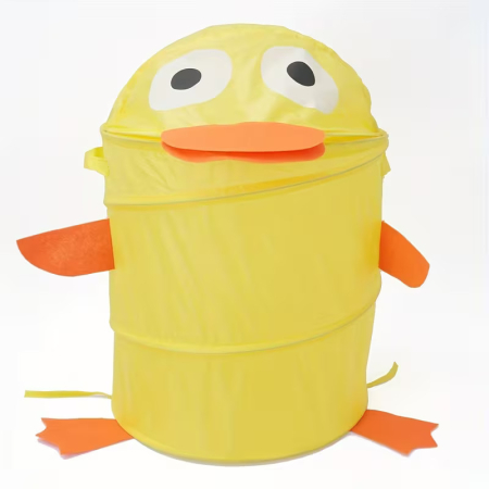 Depozitare jucarii - Cos de Rufe Pliabil, 20 L, din Poliester pentru Haine si Jucarii, Ratusca