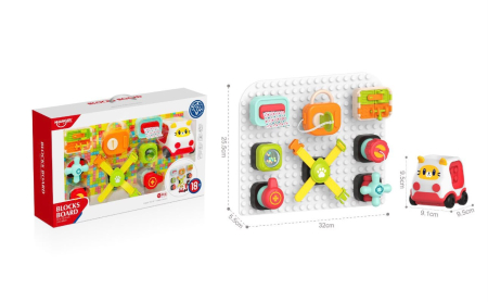 Placa Montessori de Activitati pentru Copii, Joc Senzorial Interactiv [1]