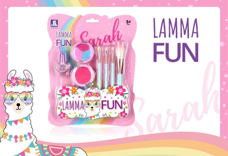 Jucarii fete - Set de Machiaj pentru Copii cu Paleta de Farduri, Blush, Lac de Unghii si Pensule