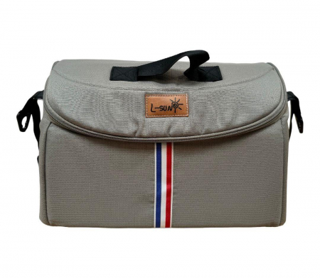 Carucior Sport Pliabil Reversibil cu Geanta si Husa Picioare - Bej [7]