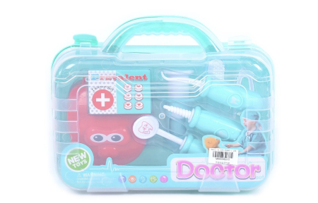 Copii 5 ani+ - Set Dentist pentru Copii cu 8 Accesorii Stomatologice, Albastru
