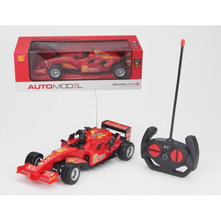 Masina Formula 1 cu Telecomanda, Viteza 14 km/h, 36 cm, Rosu [2]